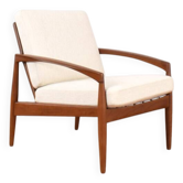 Teak Paper Knife Lounge Chair by Kai Kristiansen for Magnus Olesen, 1960s