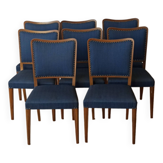 Chaises de style vintage, lot de 8.