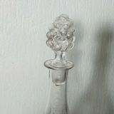 Glass carafe mold art nouveau