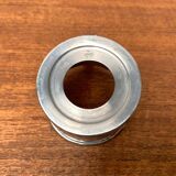 Vintage tea glasses RDA from East Germany by MUQ, Metallwarenfabrik Union Quedlinburg, set of 4.