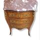 Commode style Louis xv bois et marbre