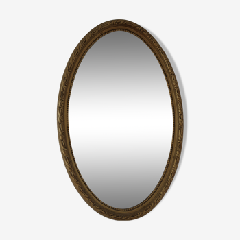 Mirror oval made in France 41x64cm