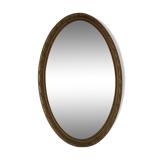 Mirror oval made in France 41x64cm