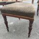 Série de 6 chaises en acajou époque consulat