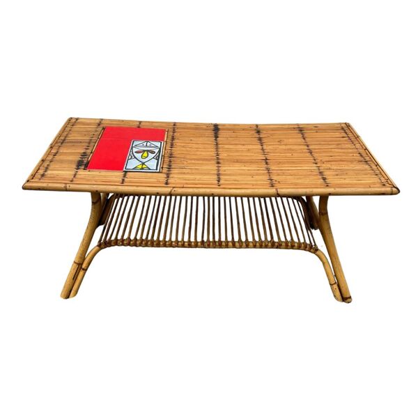 TABLE BASSE carreaux de ROGER CAPRON 1960