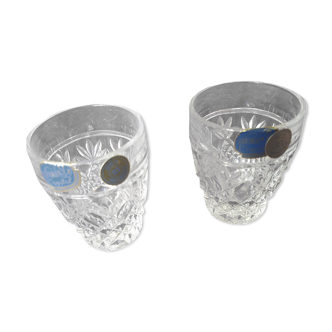 Verres à liqueur cristal de bohême