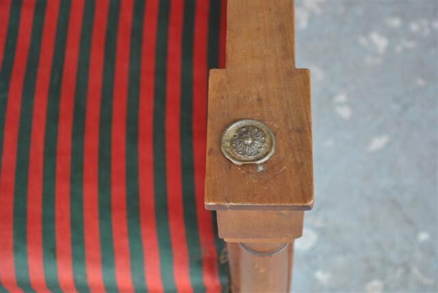Seat style Empire early 1900s mahogany
