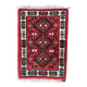 Tapis vintage du Moyen-Orient Hamadan fait main en laine – 40 x 56 cm