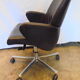 2000s Emmegi leather Italian office chair
