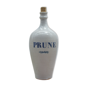 Vintage plum stoneware bottle