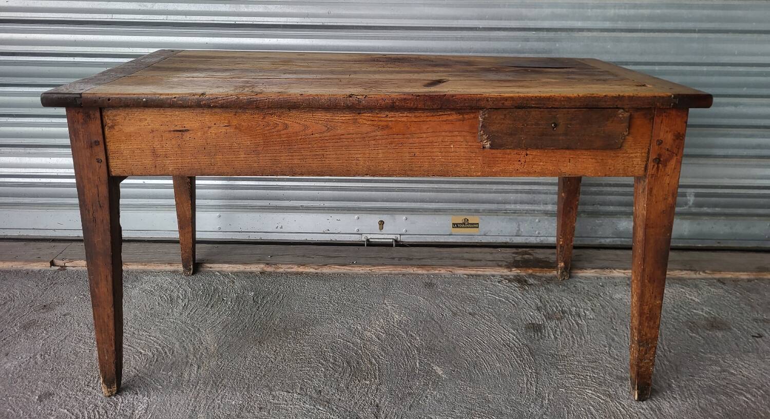 Authentic very old farmhouse table