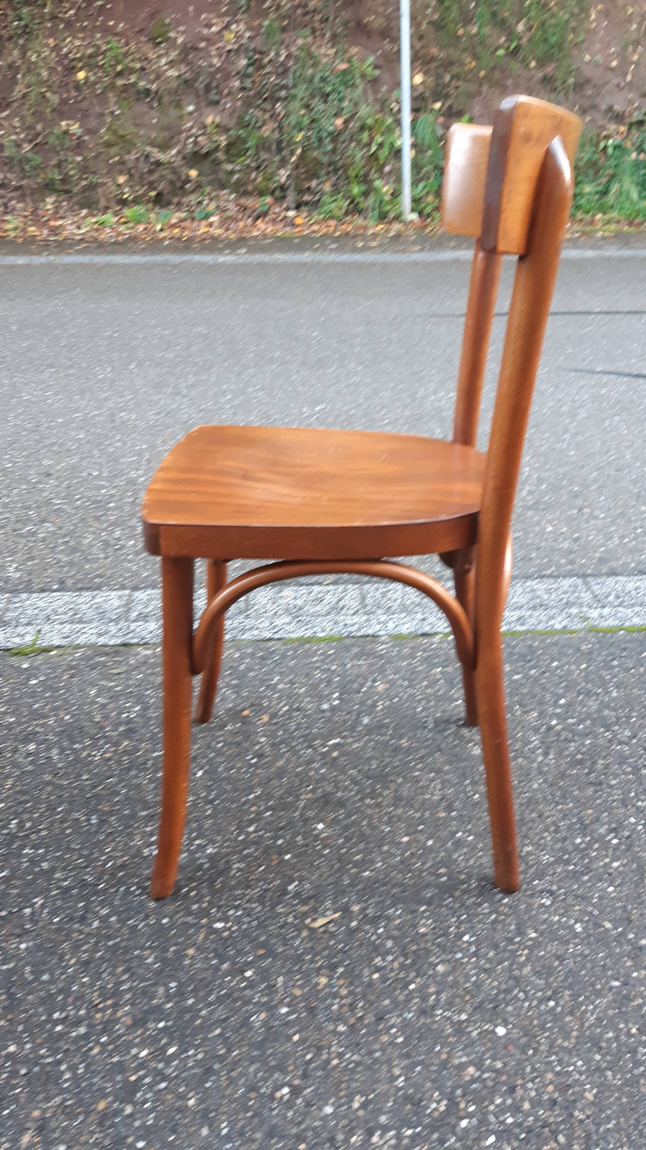Bistro chairs 50s, set of 8