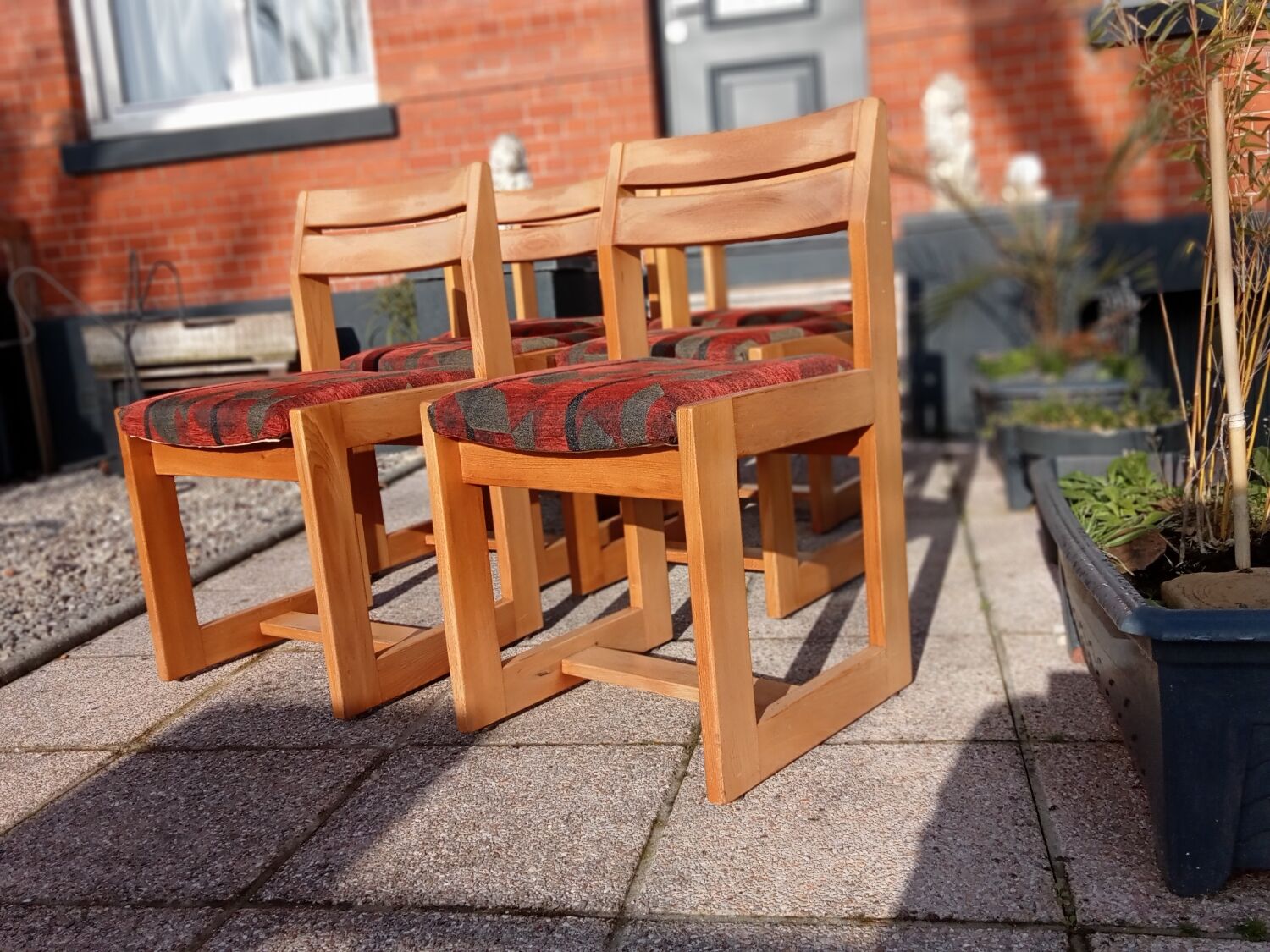 Maison Regain sled chairs