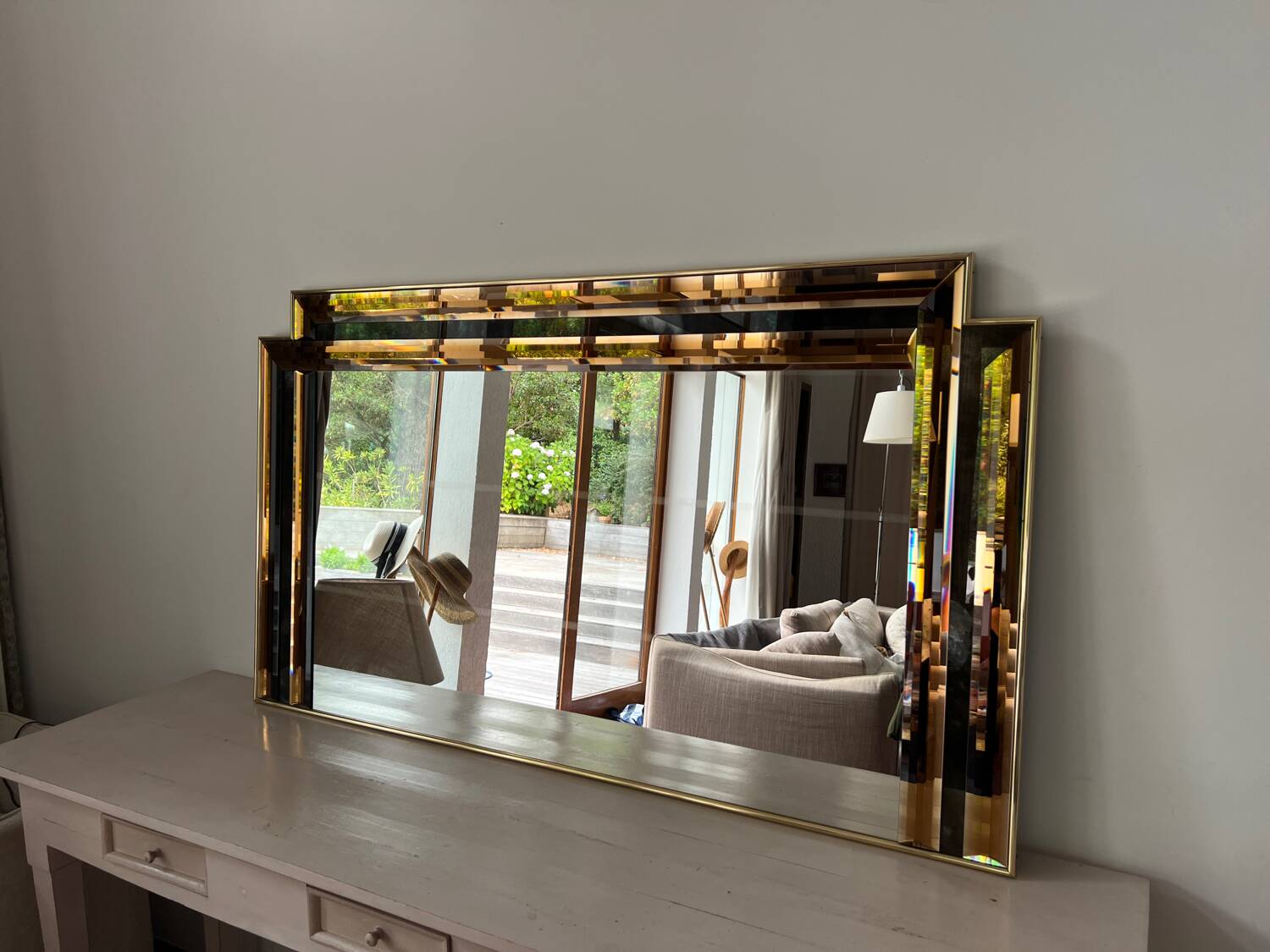 Miroir Schoninger vintage de style Hollywood Regency