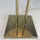 Lampe de table en laiton et rotin en roseau, Italie 1970