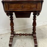 Napoleonic era mahogany and veneer work table, 19th century