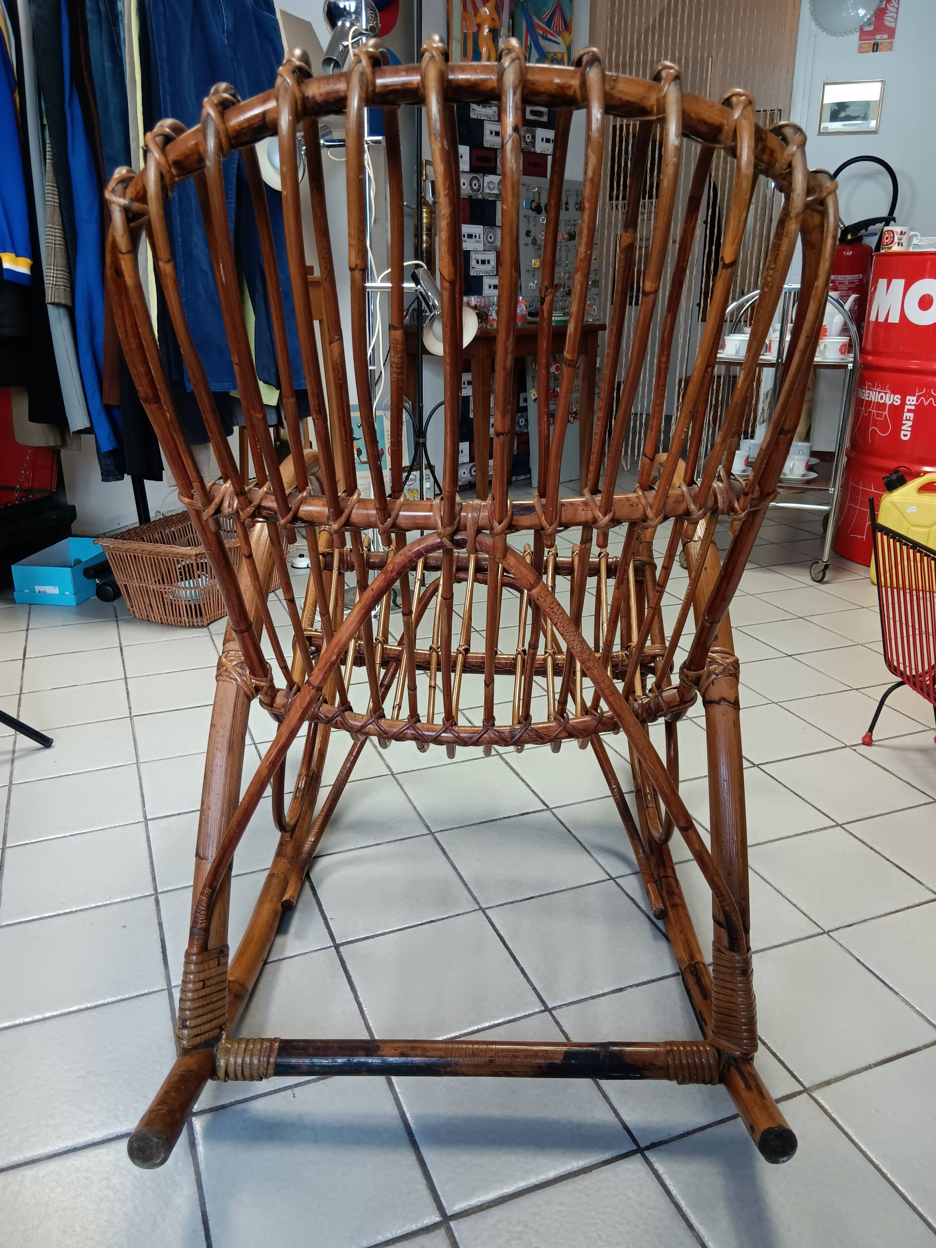 Bamboo Rocking Chair