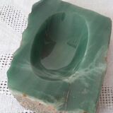 Green marble onyx ashtray