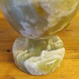 Green onyx table lighter