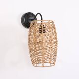 Rattan Sconces, Wall Lighting, Bedroom Lighting,Wicker Light