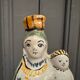 Vierge d'accouchée en faïence de Nevers XVIIIe