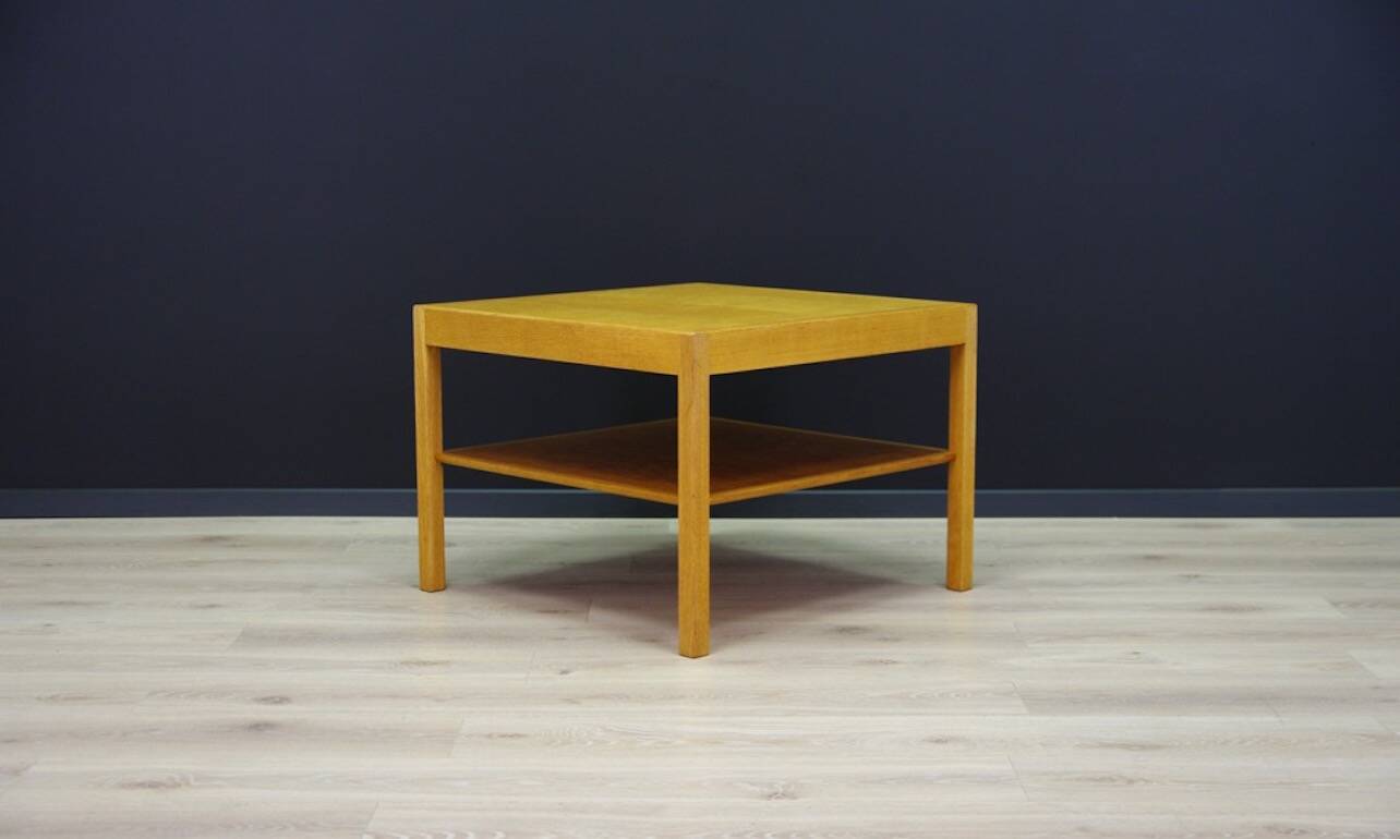 Ash coffee table, Danish design, 1960s, designer: Hans J. Wagner, manufactu