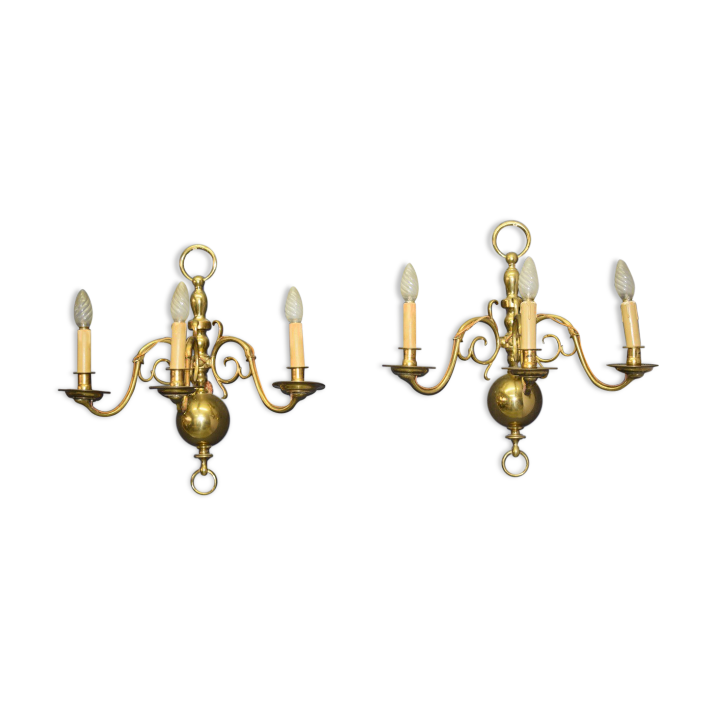 Pair of Dutch sconces