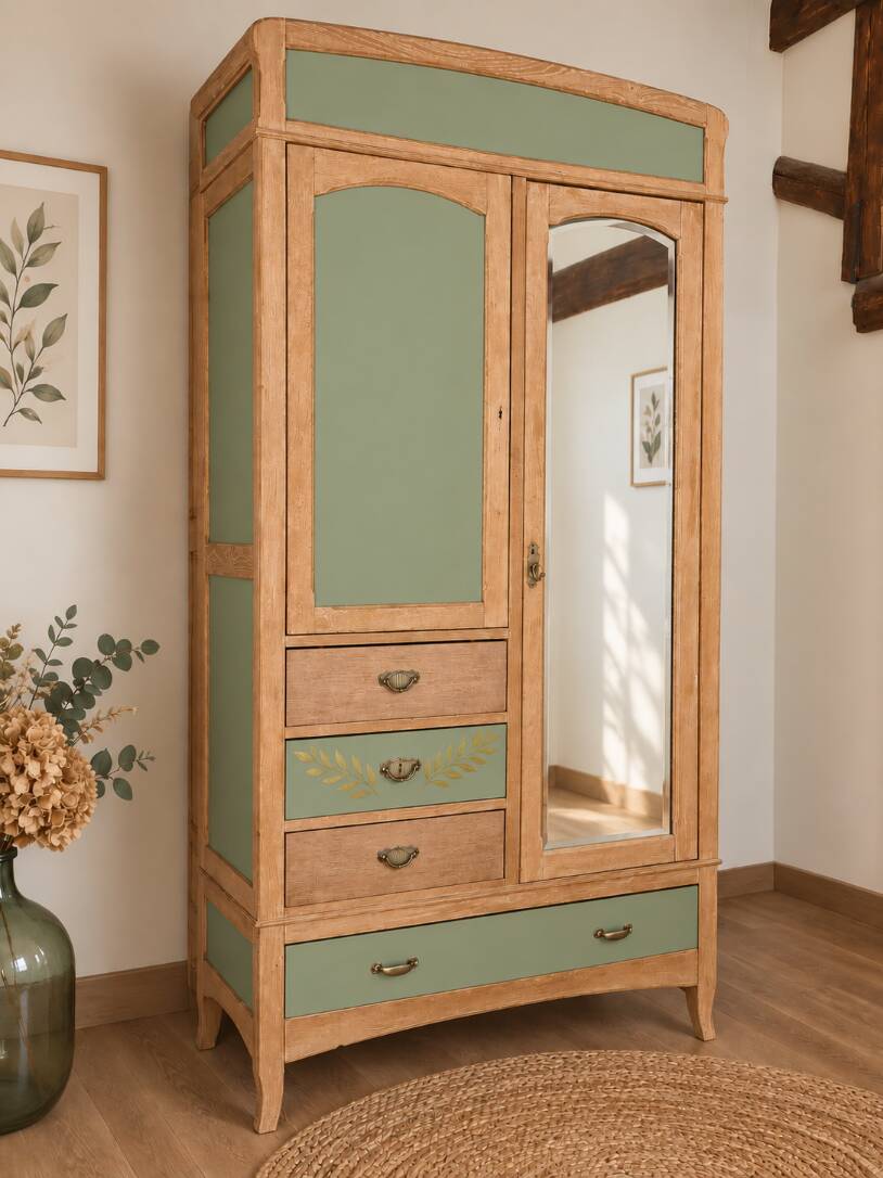Dressed wardrobe