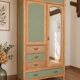 Dressed wardrobe