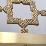 Postmodern Sculptural Brass Single Bed by Luciano Frigerio, Italy