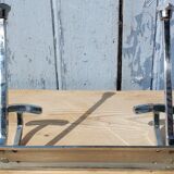 Nickel-plated brass coat rack