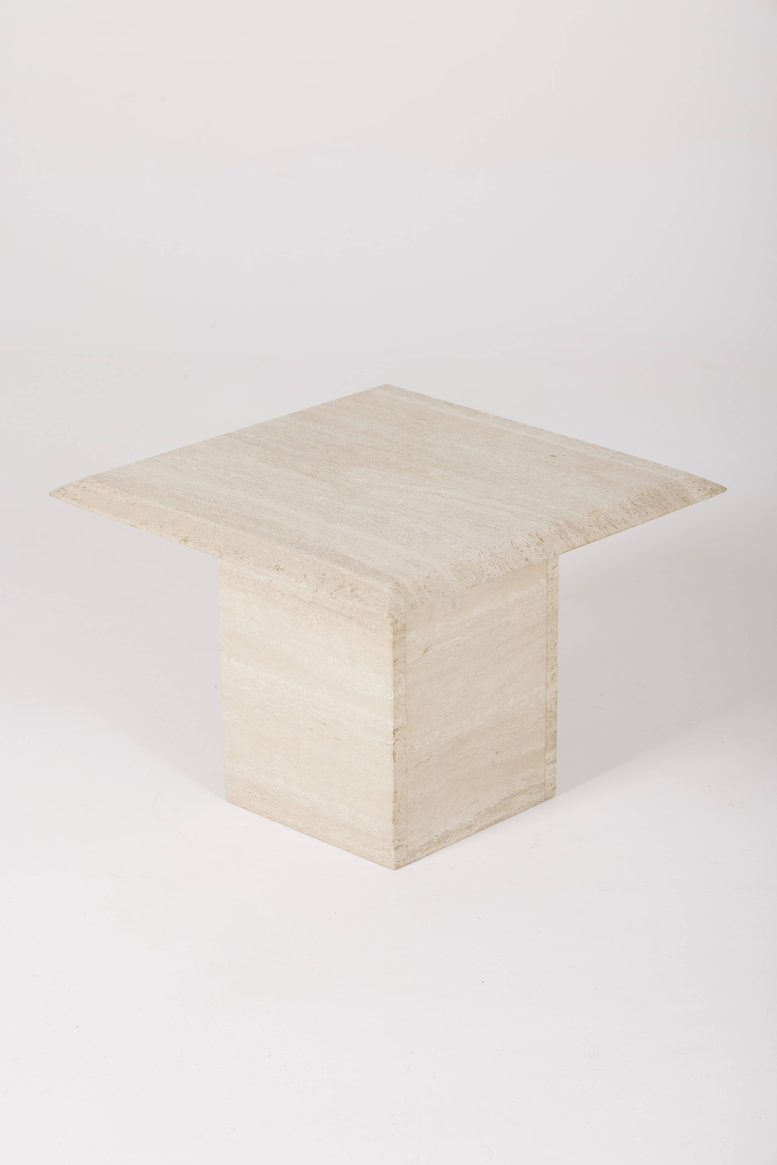 Travertine coffee table or side table