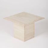Travertine coffee table or side table