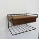 Vintage Mid-Century Modern Teak  Wall Shelf, Germany 1960s/