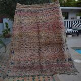 Vintage moroccan berber rug, 228x190 cm