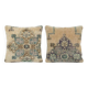 Set of 2 vintage Turkish cushion covers 51x51 cm