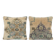 Set of 2 vintage Turkish cushion covers 51x51 cm