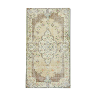 Tapis floral vintage 204x114cm