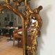 Gilded wooden rockery mirror XX century 140x83cm