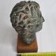 Bust of Alexander the Great in plaster in imitation of bronze