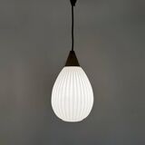 Opaline pendant light, Scandinavian style, 1960s