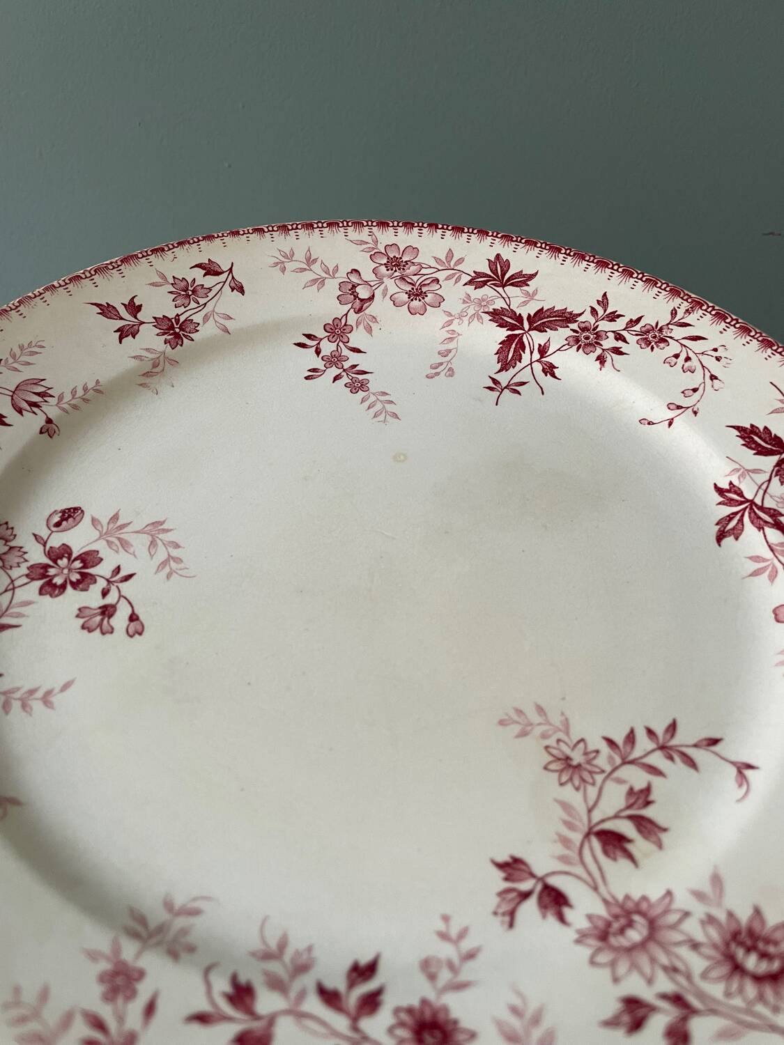 Series of 10 flat plates Terre de Fer Poincelet-Masquelier