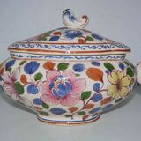 Soup set and underside earthenware Cera-Clam Rta Gien