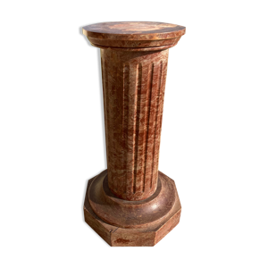 colonne en faux marbre