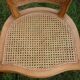 Chaise en bois et cannages vintage