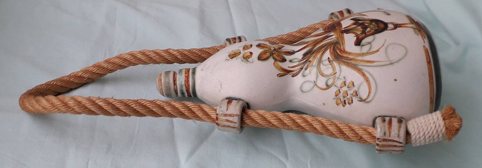 Quimper Kéraluc faience flask