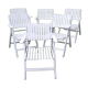 Lot de 6 chaises de jardin R.Gleizes Youpy