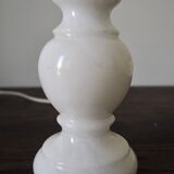 Small alabaster lamp base