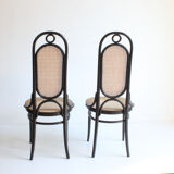 Chaises modèle Long John 207R par Michael Thonet, années 1970