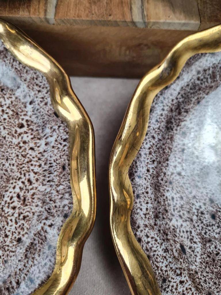 Set of 6 dessert plates – Marius Giuge Vallauris – Rare pieces & collection